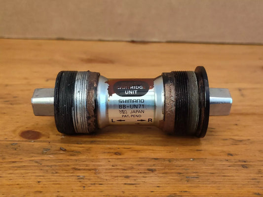 Shimano XT UN71 Bottom Bracket 1.37x24 Square Taper 107mm 73mm Shell